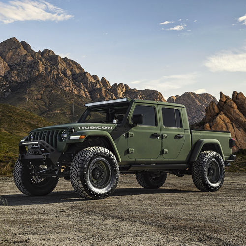 Wheel Pros ABRAMS 20X9.5 TEXTURED MATTE GUNMETAL 5X127 Wheel