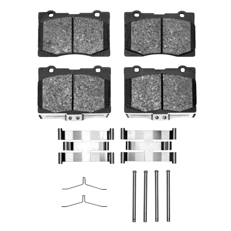 R1 2005-2012 Acura RL Front R1 Semi Met Pads & Hardware Kit
