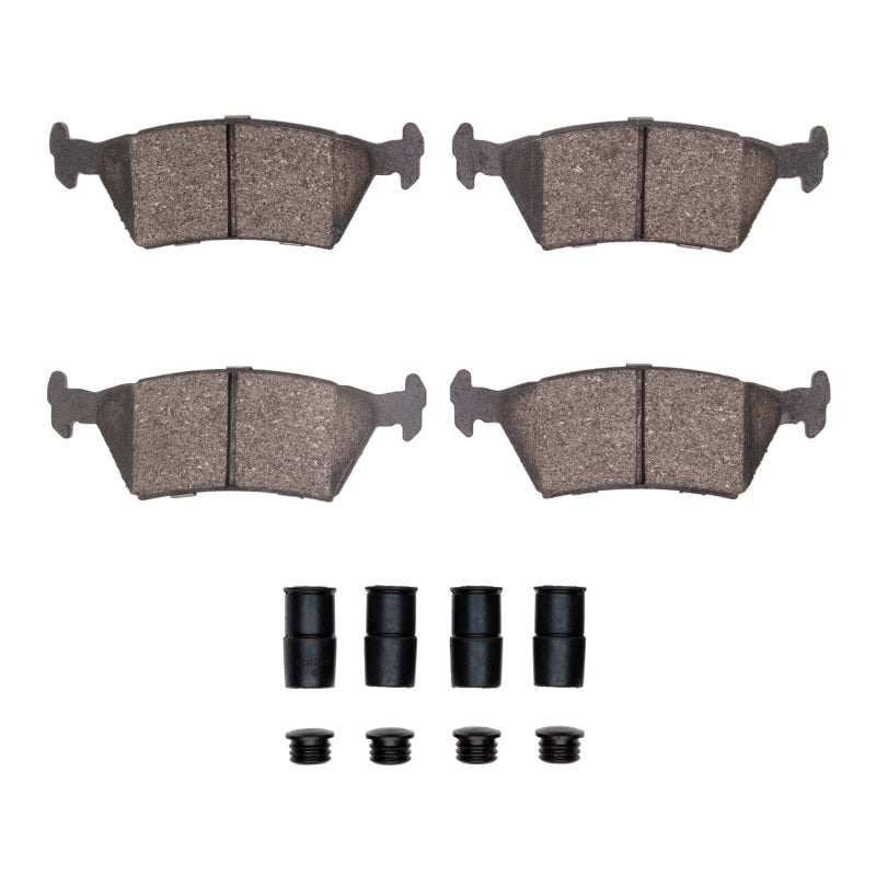 R1 85-88 Chrysler Daytona Rear Semi Met Pads & Hardware Kit