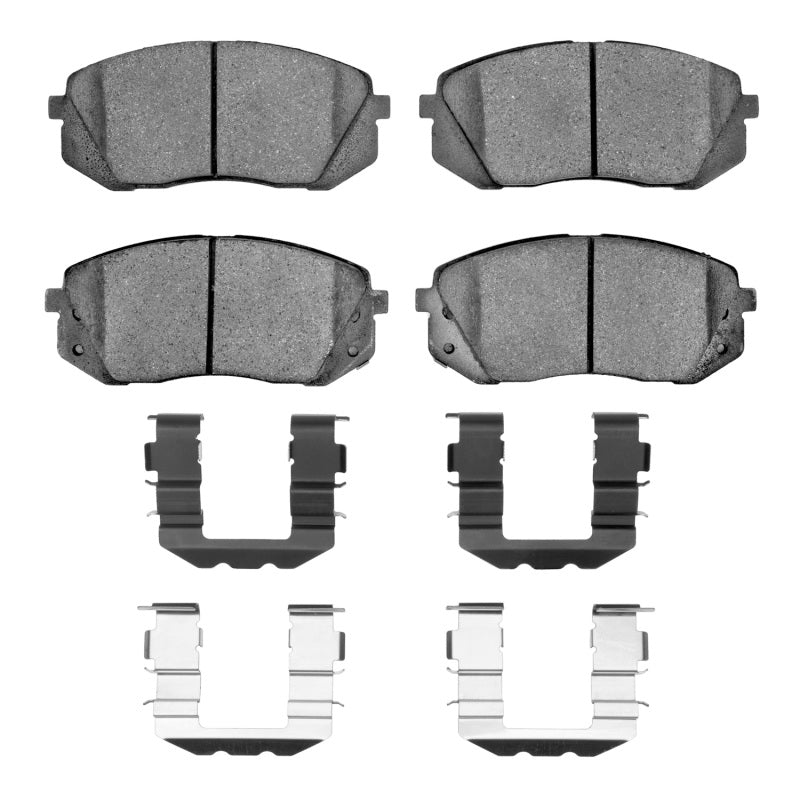 R1 2007-2010 Kia Rondo (USA) Front R1 Semi Met Pads & Hardware Kit