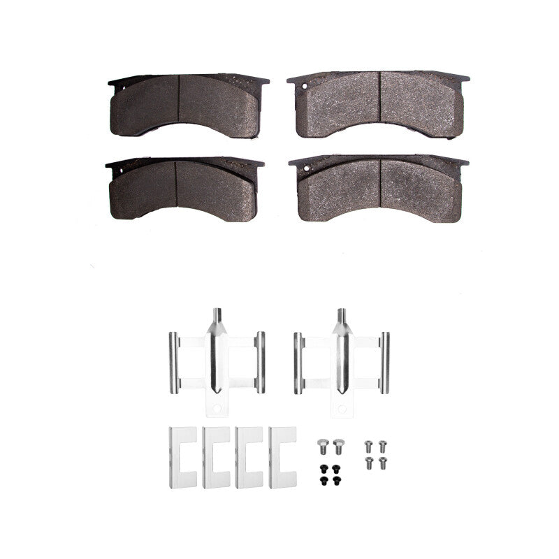 R1 91-24 Blue Bird Bus TC1000 Front/Rear Ceramic Pads & Hardware Kit