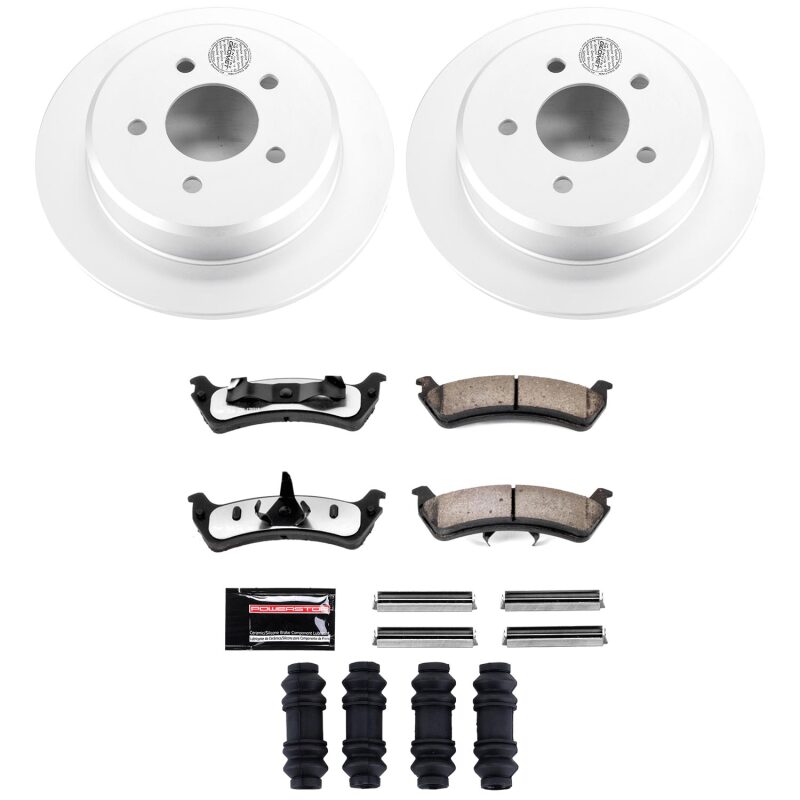 Power Stop 95-01 Ford Explorer Rear Z36 Coated Truck & Tow Brake Kit