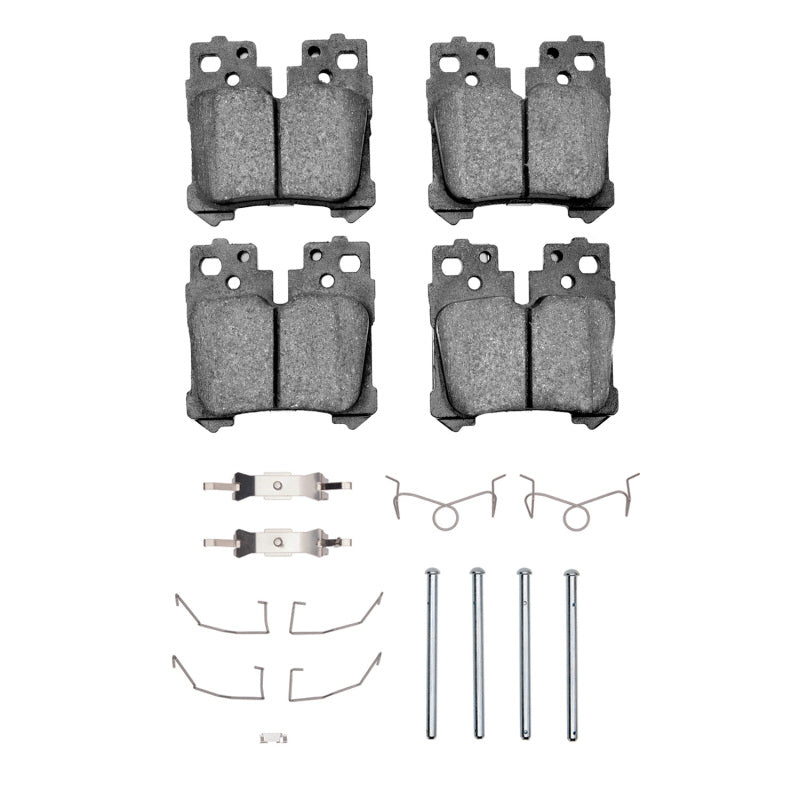 R1 07-25 Lexus LS600h Rear Ceramic Brake Pads & Hardware Kit