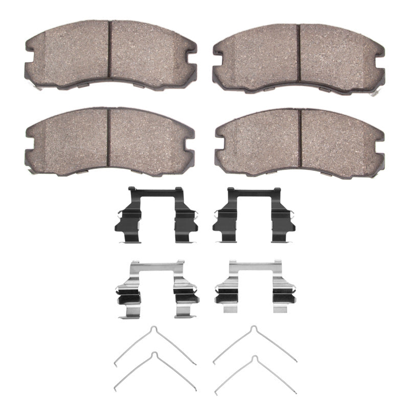 R1 88-89 Toyota Celica Front Semi Met Pads & Hardware Kit