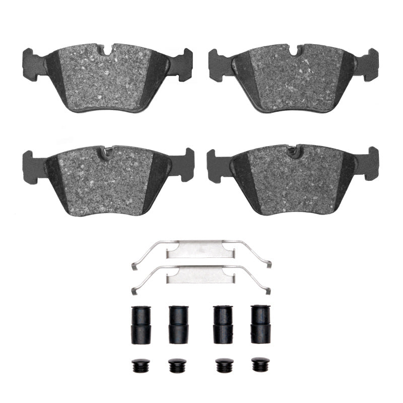R1 01-10 BMW X3 Front Semi Met Pads & Hardware Kit