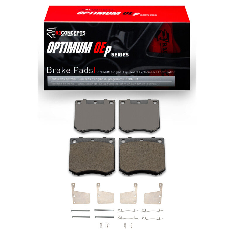 R1 1970-1977 Mercury CAPRI Front R1 Optimum OE Pads & Hardware Kit