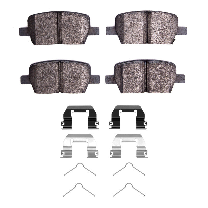 R1 16-24 Buick Enclave Rear Semi Met Pads & Hardware Kit