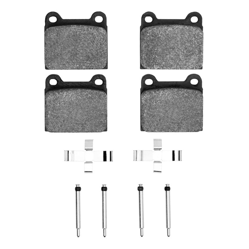 R1 61-91 Mercedes-Benz 280CE Front/Rear Semi Met Pads & Hardware Kit