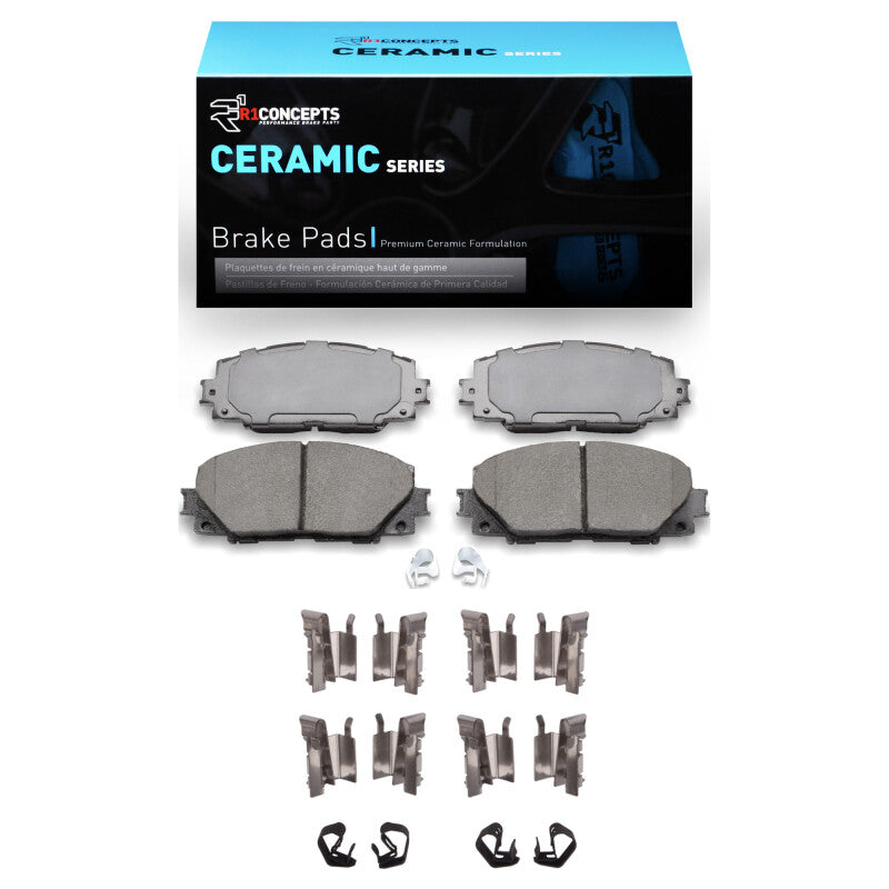 R1 2006-2019 Scion IQ Front R1 Ceramic Pads & Hardware Kit