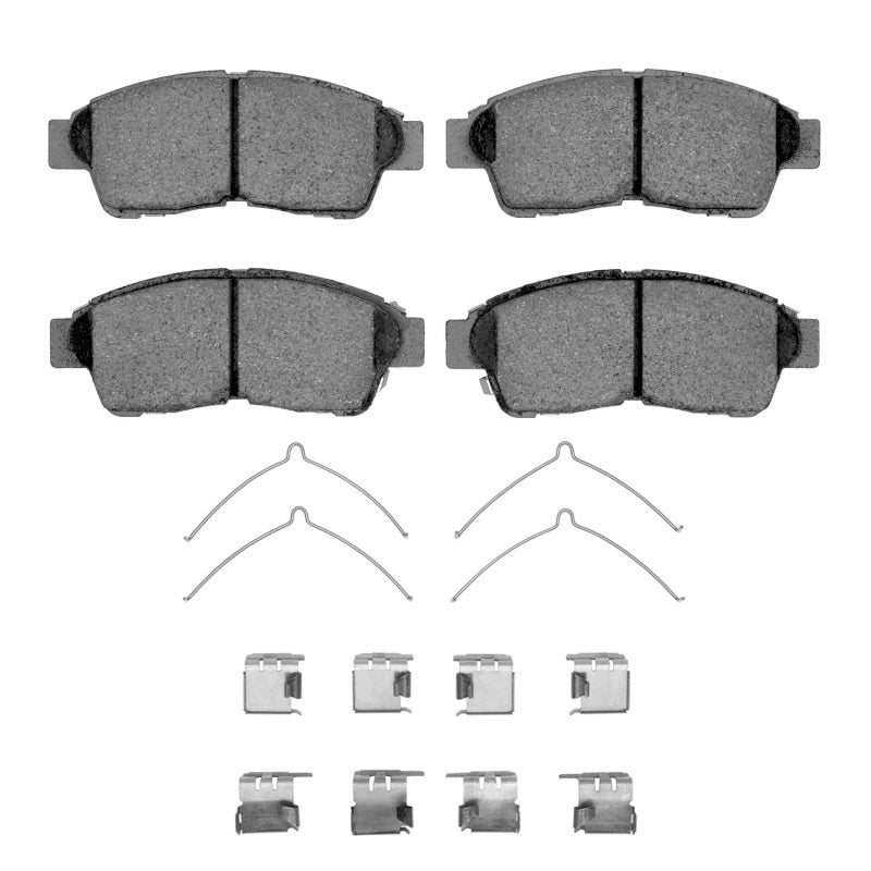 R1 97-01 Toyota Camry Front Semi Met Pads & Hardware Kit