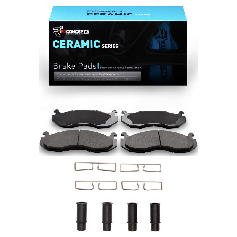 R1 96-06 Hummer H1 Front Ceramic Pads & Hardware Kit