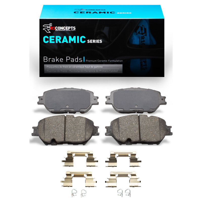 R1 2002-2006 Toyota Camry Front R1 Ceramic Pads & Hardware Kit