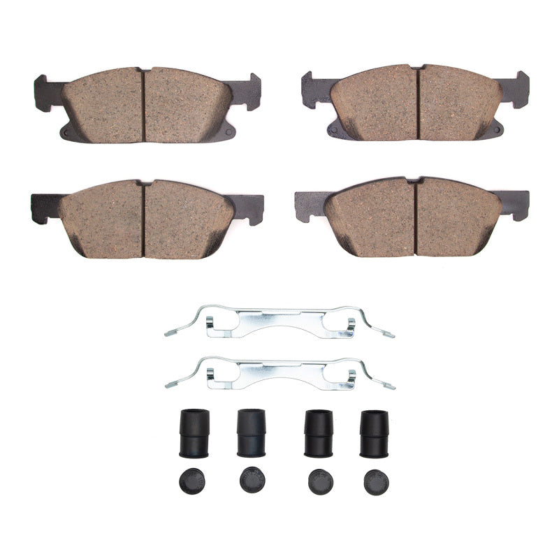 R1 -24 Ford Edge Front Ceramic Pads & Hardware Kit