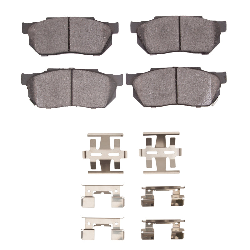 R1 83-87 Honda Prelude Front Semi Met Pads & Hardware Kit