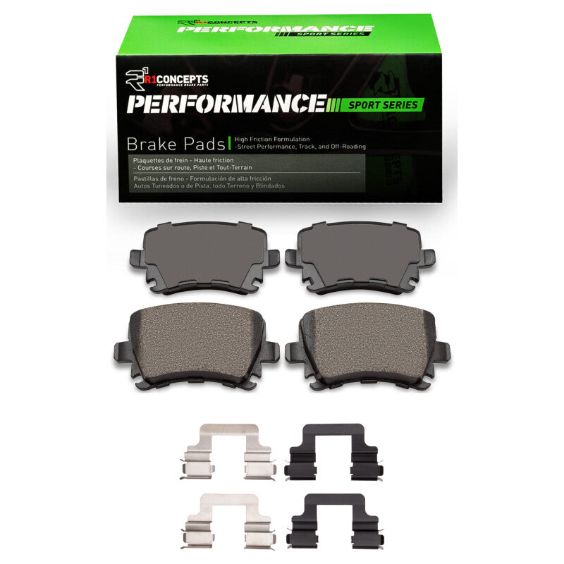 R1 06-21 Audi TTS Quattro Rear Performance Sport Pads & Hardware Kit