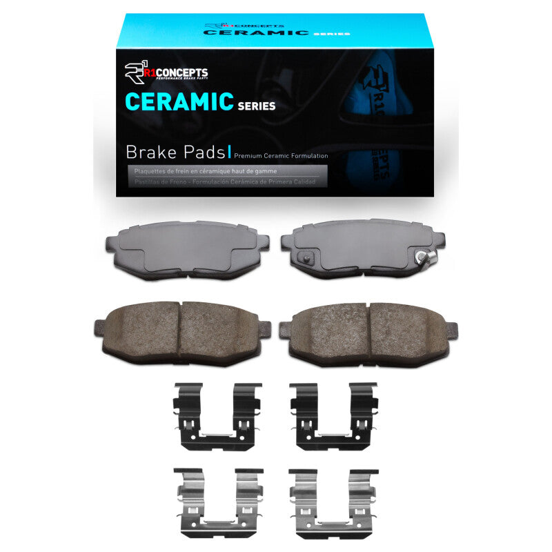 R1 2006-2025 Scion FR-S Rear R1 Ceramic Pads & Hardware Kit