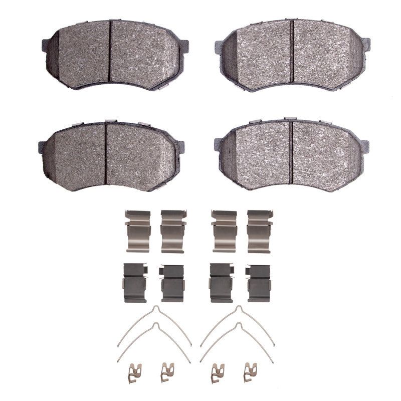 R1 83-95 Chrysler Conquest Front Semi Met Pads & Hardware Kit
