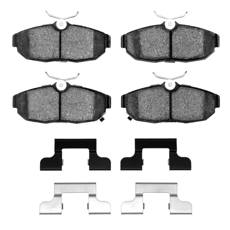 R1 12-14 Ford Mustang Rear Semi Met Pads & Hardware Kit