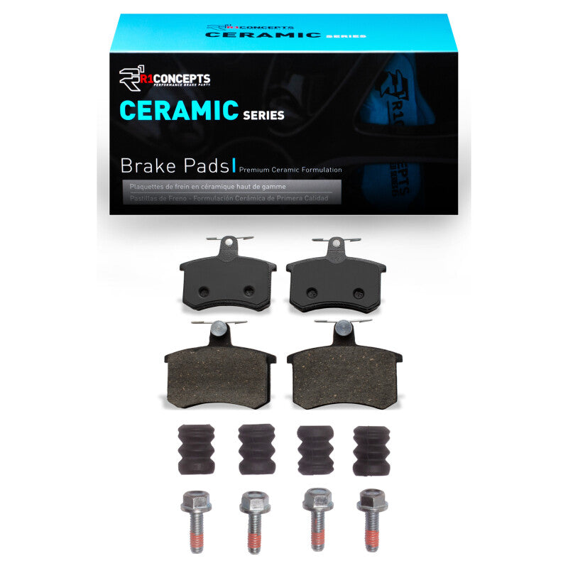 R1 80-01 Alfa Romeo 164 Rear Ceramic Pads & Hardware Kit