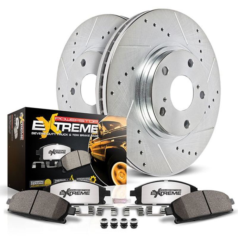 Power Stop 20-22 Ram 2500 Rear Z36 Truck & Tow Brake Kit