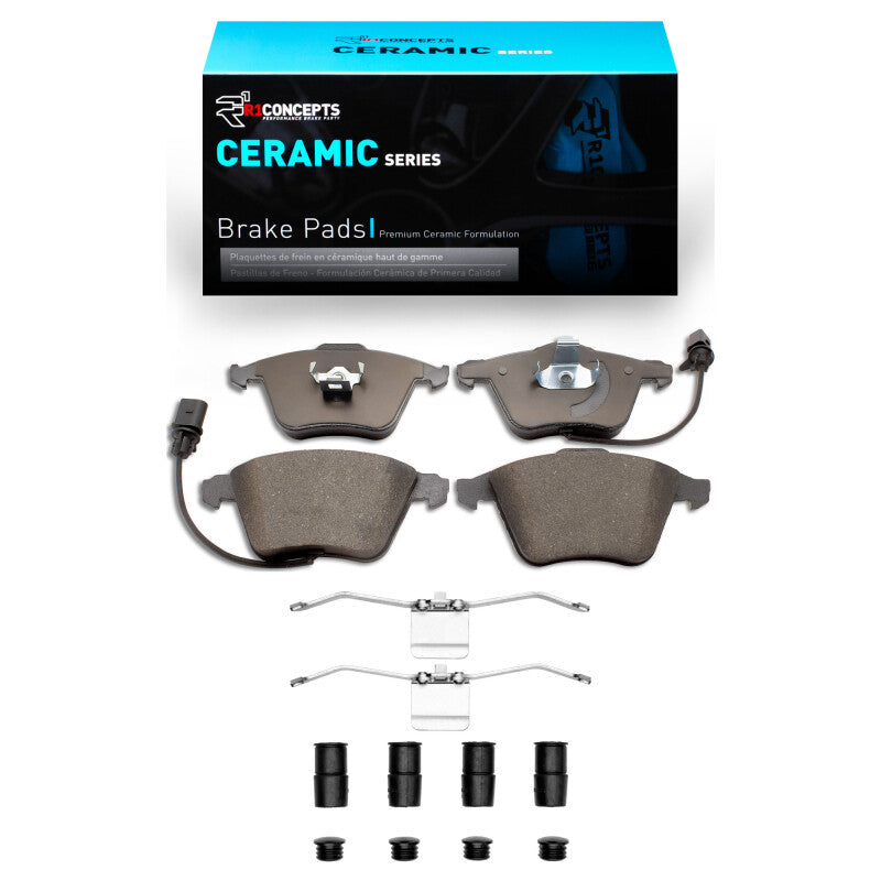 R1 2000-2011 Audi A4 (USA/Canada) Front R1 Ceramic Pads & Hardware Kit