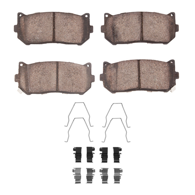 R1 98-03 Kia Sephia Rear Optimum OE Pads & Hardware Kit