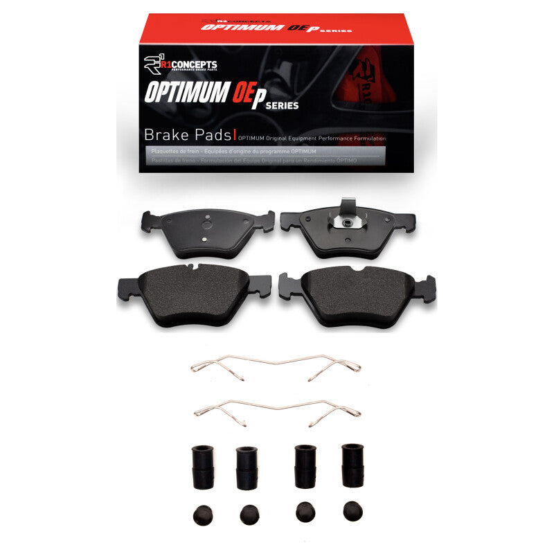 R1 96-08 Chrysler Crossfire Front Optimum OE Pads & Hardware Kit