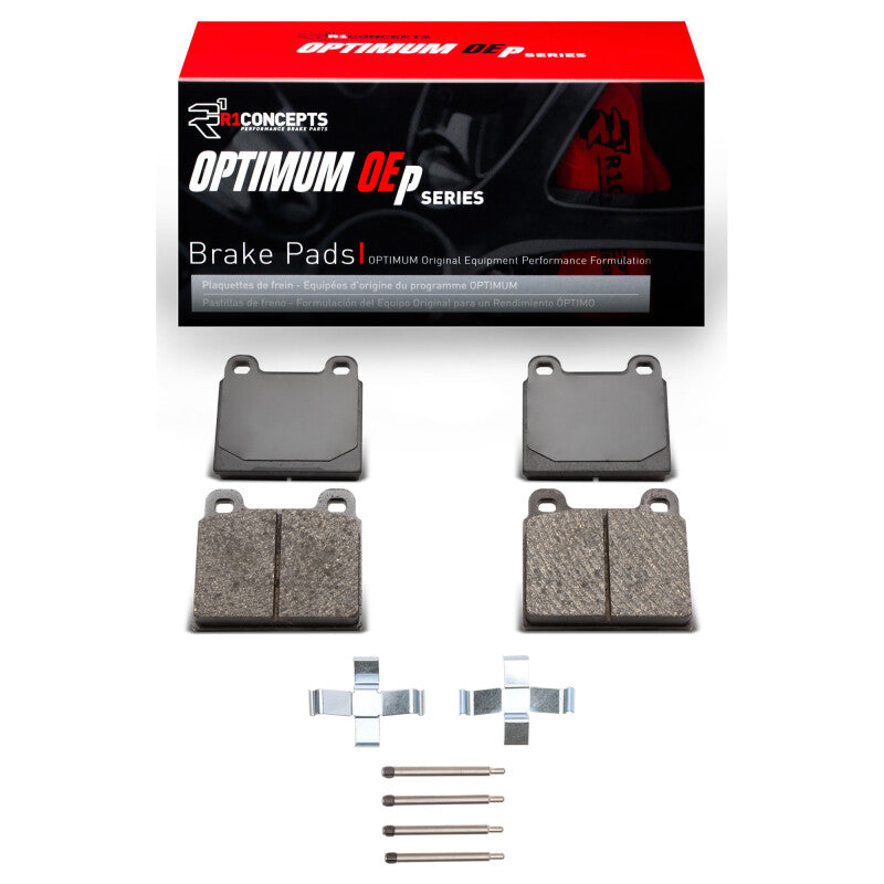 R1 1975-1985 Ferrari 308 GTS Front R1 Optimum OE Pads & Hardware Kit