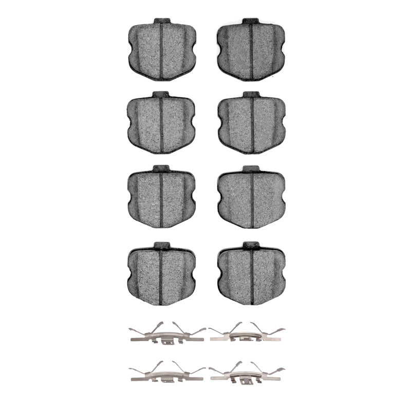 R1 06-13 Chevrolet Corvette Rear Semi Met Pads & Hardware Kit
