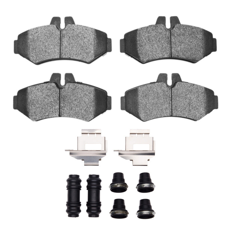 R1 02-18 Dodge Sprinter 2500 Rear Semi Met Pads & Hardware Kit