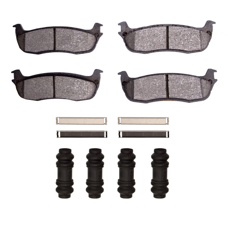 R1 1997-2011 Ford F-250 2WD (Excl Super Duty) Rear R1 Semi Met Pads & Hardware Kit