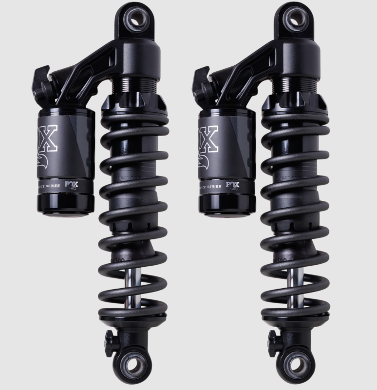 Fox 93-17 Harley-Davidson FXDWG Dyna Wide Glide Rear QS3-QSR Performance Series Shock Kit