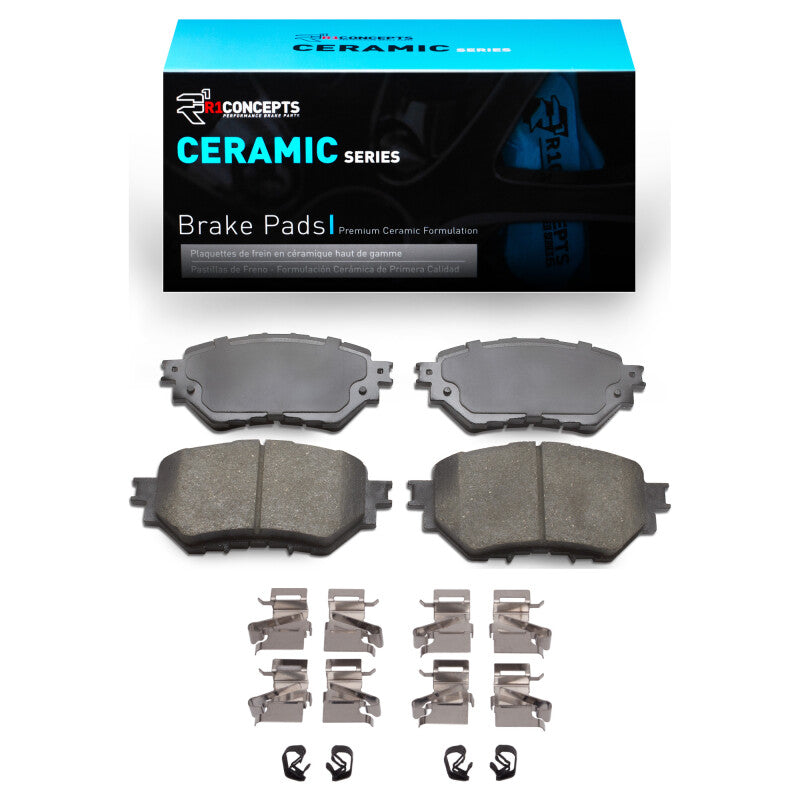R1 2014-2018 Mazda 3 Front R1 Ceramic Pads & Hardware Kit