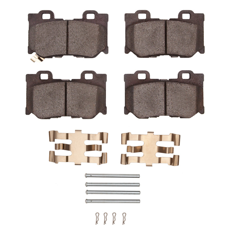 R1 08-25 Infiniti G37 Rear Semi Met Pads & Hardware Kit