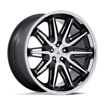 Asanti Black Label AB041 ESQUIRE 20X10.5 GLOSS ANTHRACITE BRIGHT MACH 5X112/5X114.3 Wheel