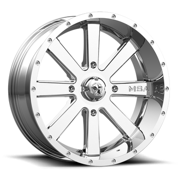 Moto Metal M26 VIBE 14X7 GLOSS BLACK MILLED 4X137 Wheel