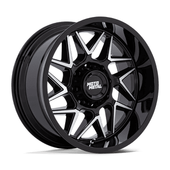 Moto Metal MO810 LEGACY 20X10 GLOSS BLACK MACHINED 8X165.1 Wheel