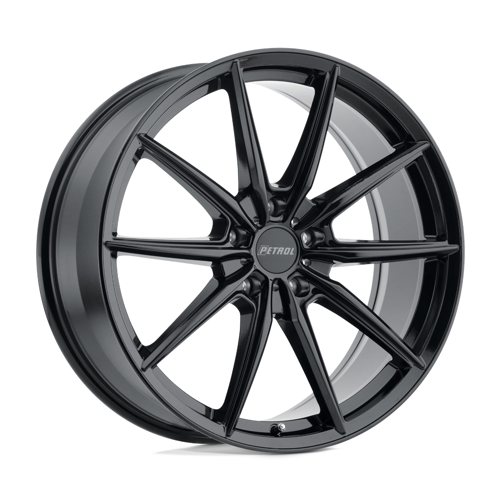 Wheel Pros P4B 17X8 GLOSS BLACK 5X108 Wheel