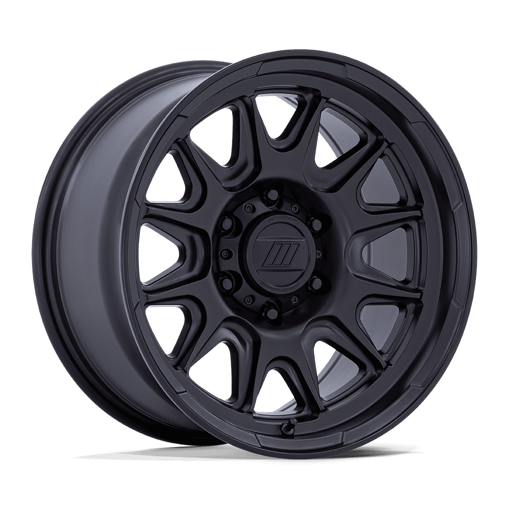 Wheel Pros PA200 PULSE 17X8 MATTE BLACK 6X114.3 Wheel